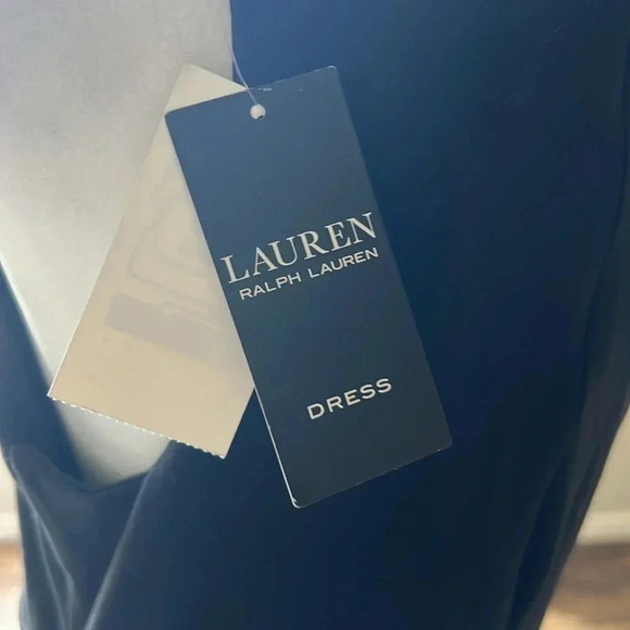 NWT Lauren Ralph Lauren Sleeveless Black Midi Ponte Dress Size 6 - Picture 6 of 7